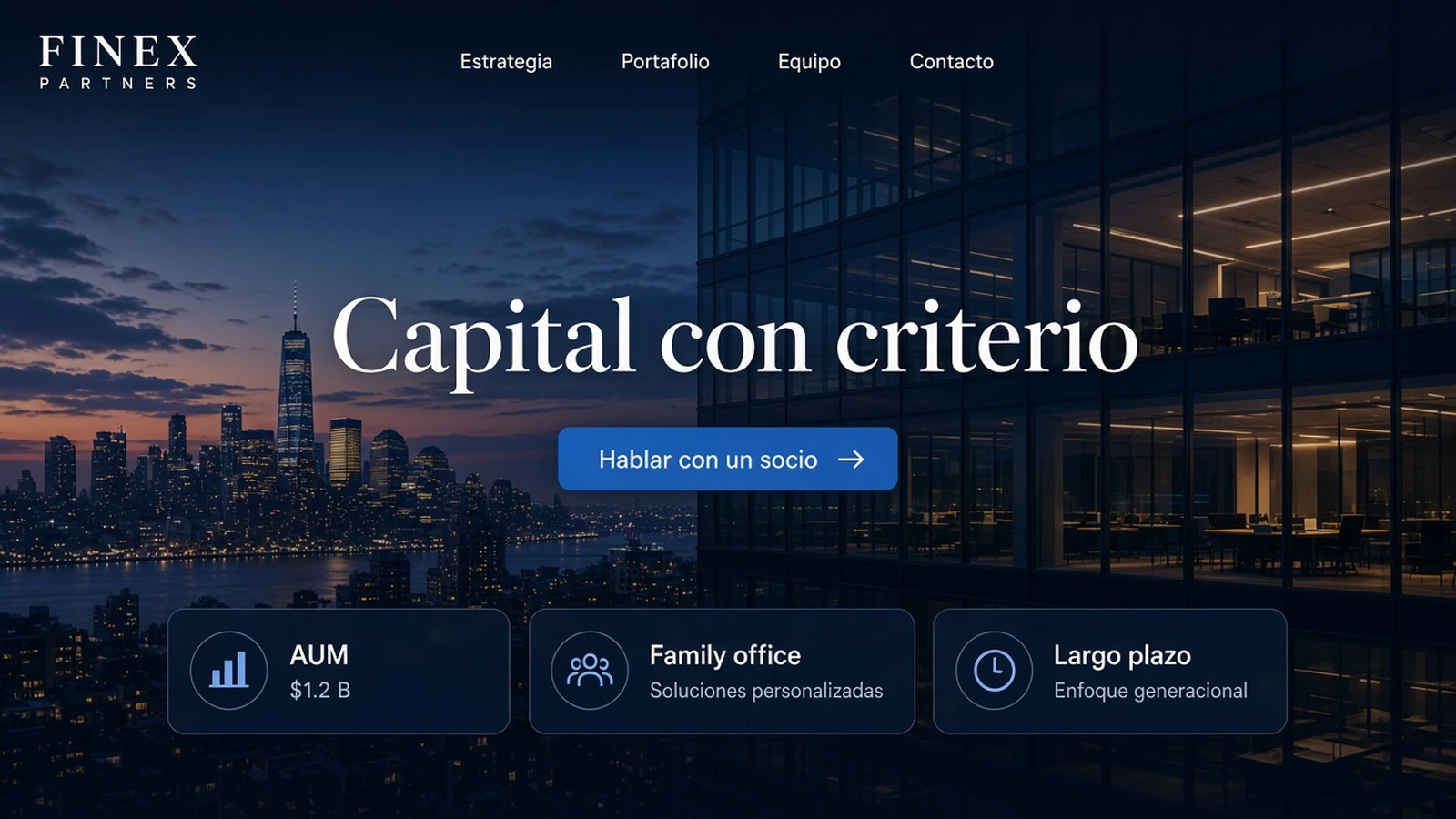 Ejemplo visual FINEX PARTNERS