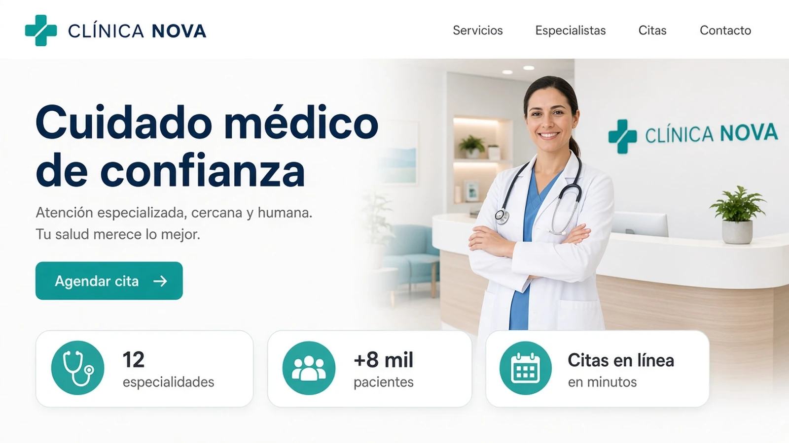 Ejemplo visual CLÍNICA NOVA